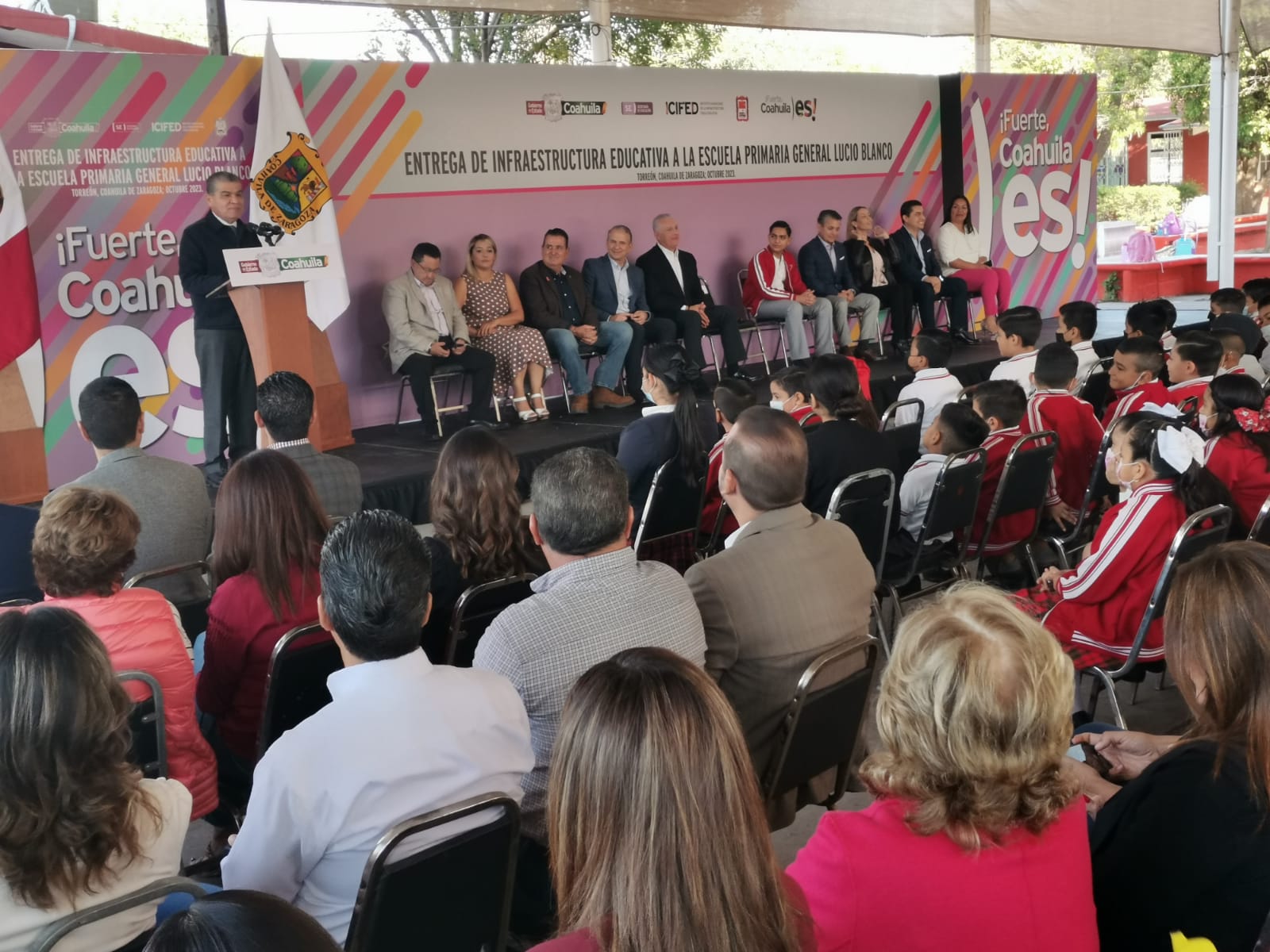 Entregan Infraestructura Educativa En Primaria Lucio Blanco Reporte